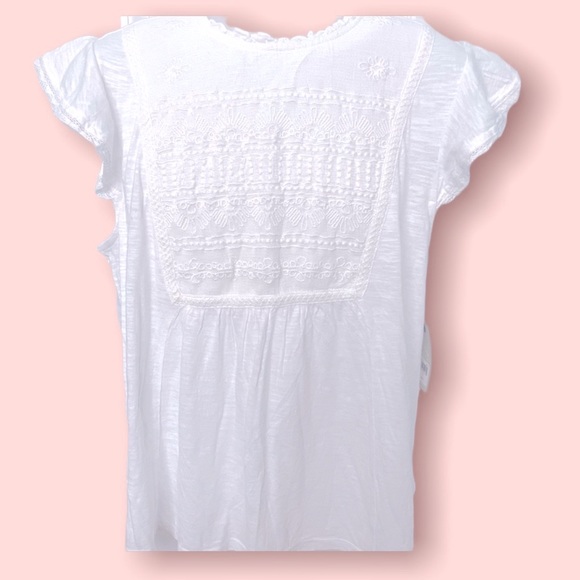 Lucky Brand Short Sleeve Top - Picture 1 of 5